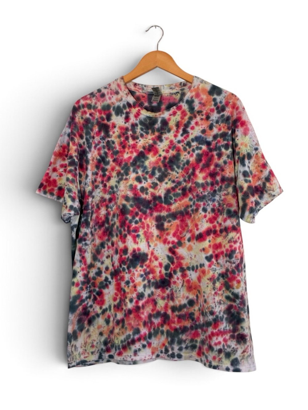 Heavy cotton classic tie dye basic crew neck short sleeve t-shirt size XL